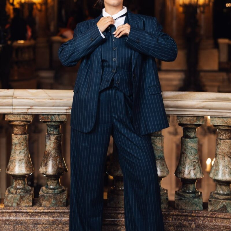 Hotel Mahfouf — L'ensemble rayé 3 pièces tall