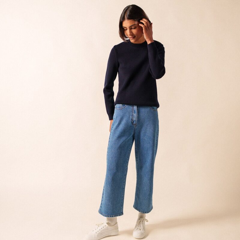 Saint James — Pull marin Rochefort (NAVY) — Laine