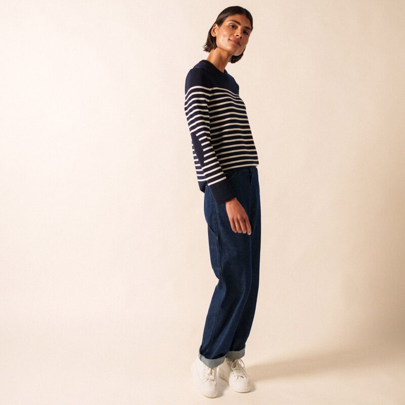 Saint James — Pull marin Brégançon (NAVY/ECUME)