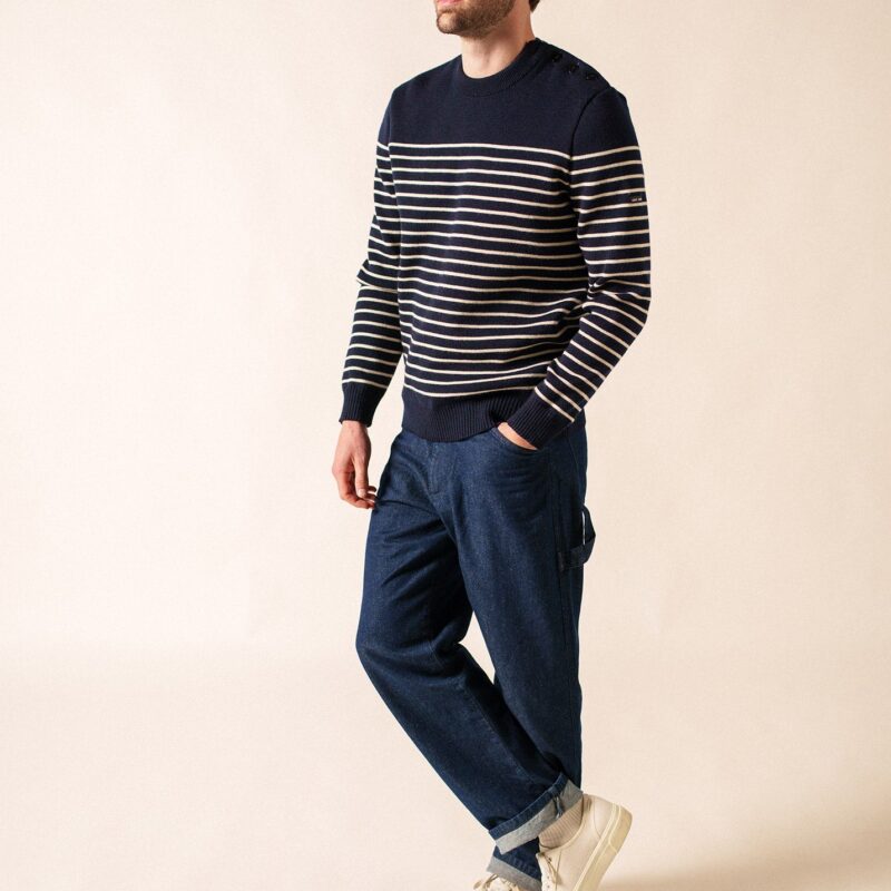 Saint James — Pull marin Binic (MARINE/ECRU)
