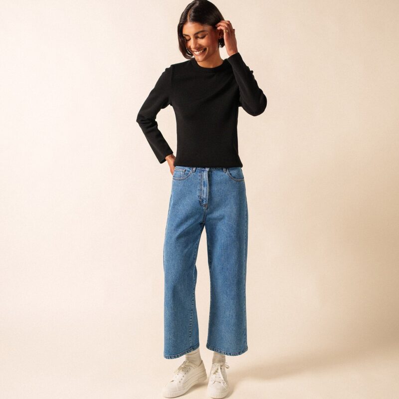 Saint James — Pull marin Marée (NOIR)