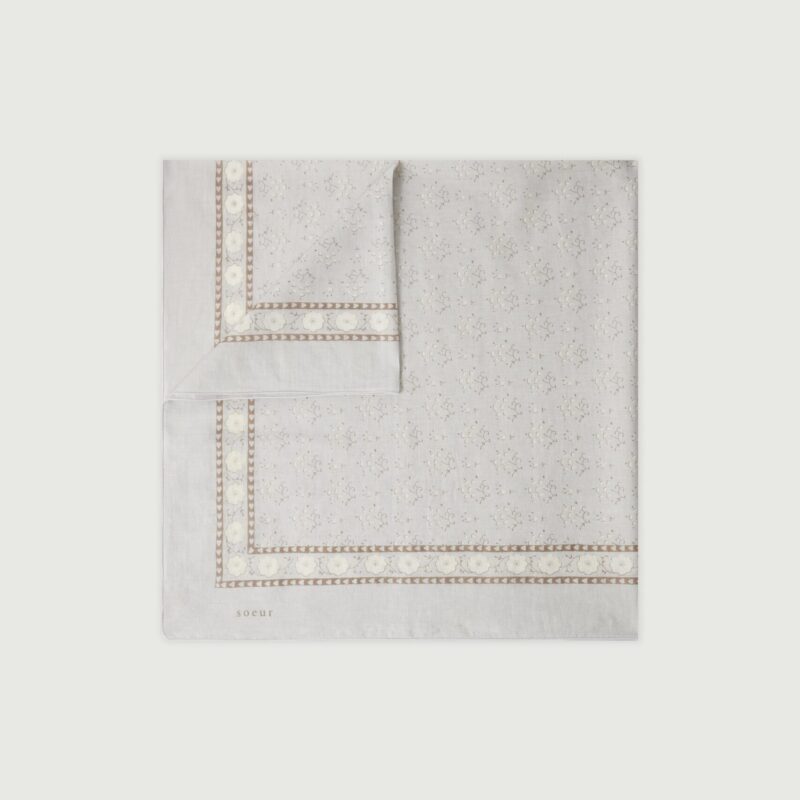 Soeur — Foulard Classique Coton Gris