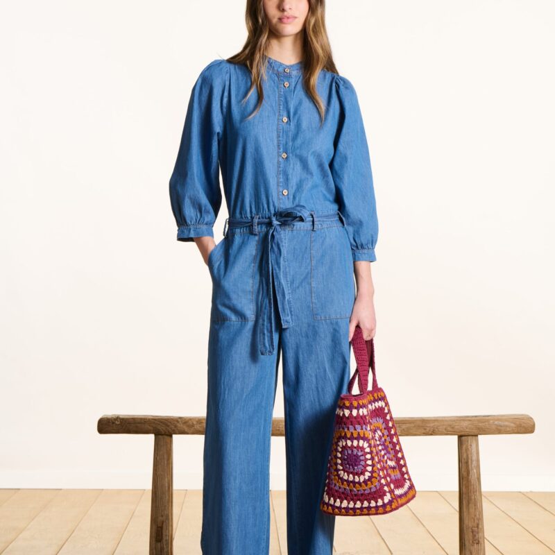 La Fee Maraboutee — Combinaison pantalon en jean souple