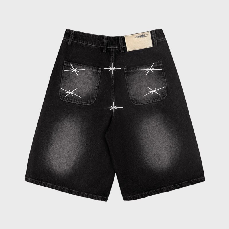 Divin by Divin — Washed Black Denim Jort