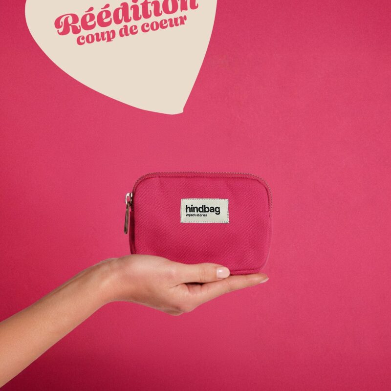 Hindbag — Porte monnaie Lili Holi fuchsia