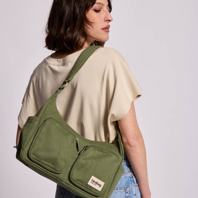 Hindbag — Sac multipocket Emile Olive