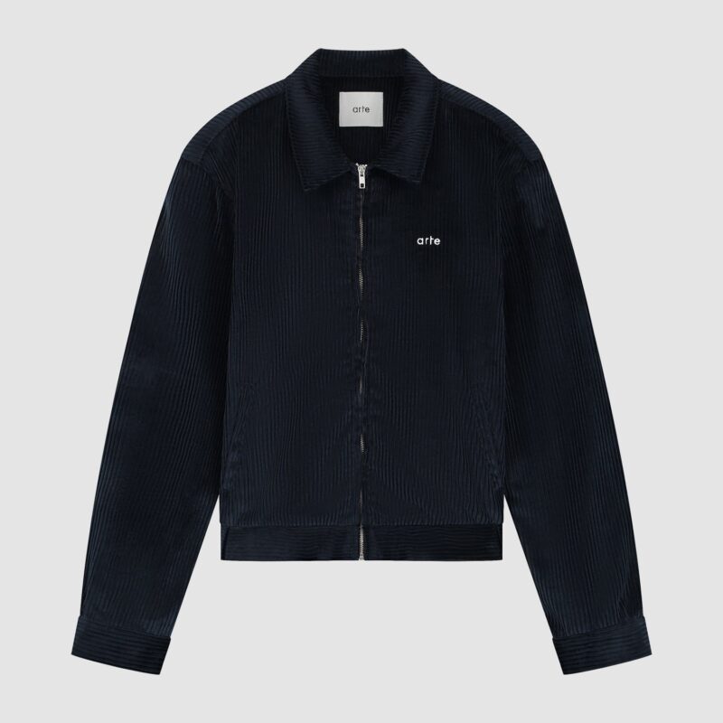 Arte Antwerp — Veste en velours côtelé - Bleu marine