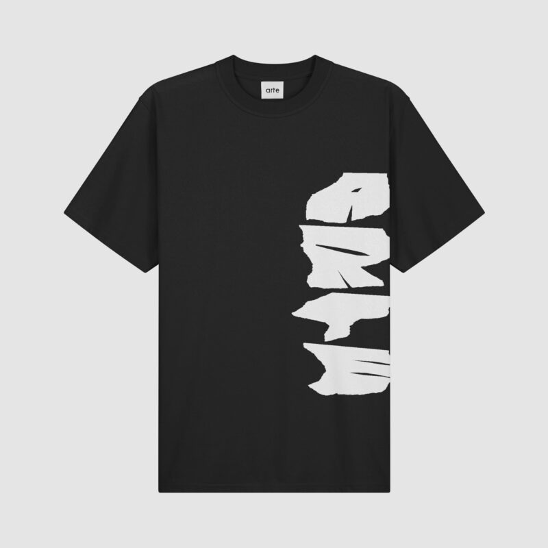 Arte Antwerp — T-shirt avec logo sur le côté - Noir