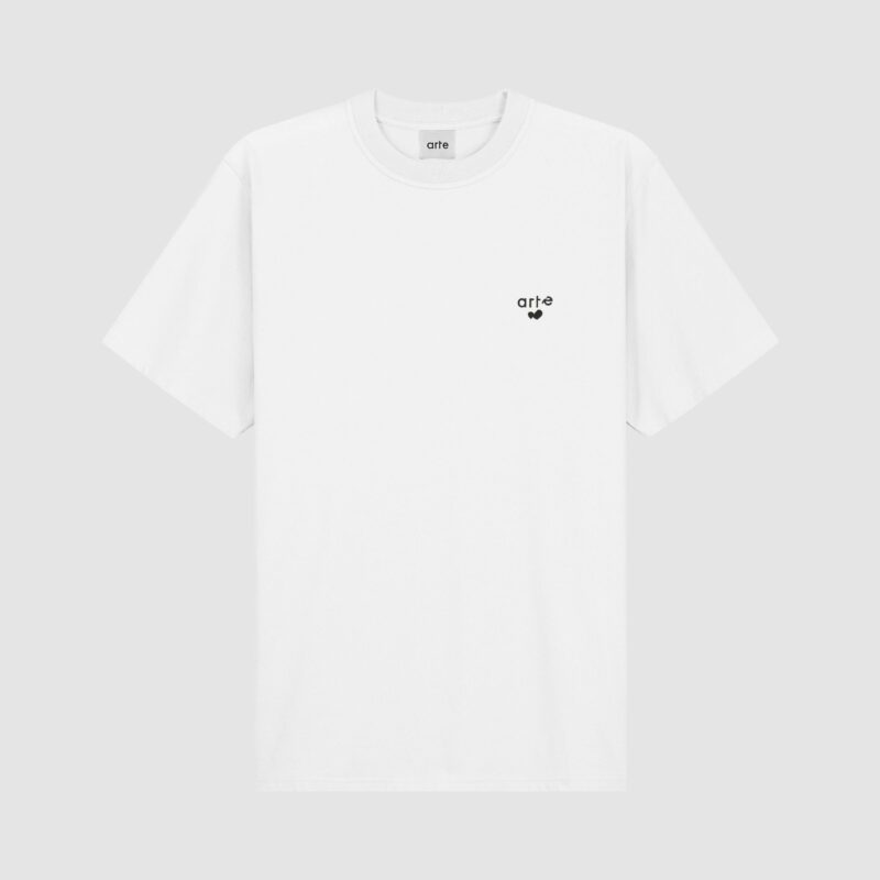 Arte Antwerp — T-shirt avec logo en forme de cœur - blanc