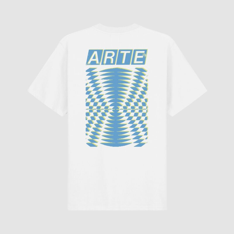 Arte Antwerp — T-shirt à dos imprimé abstrait - Blanc