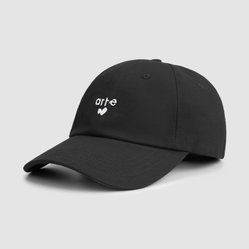 Arte Antwerp — Casquette avec logo en forme de cœur - Noir
