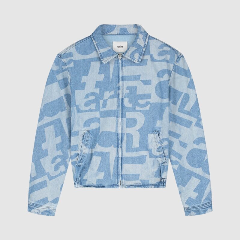 Arte Antwerp — Veste en denim intégral - Denim brut