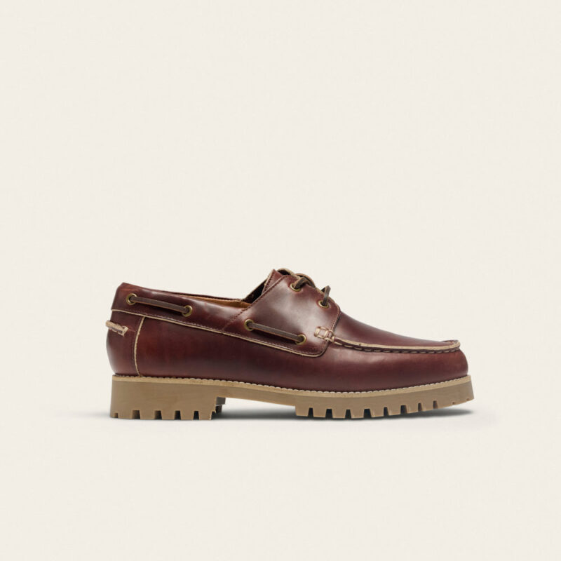 Odaje — Chaussures Bateau Tom - Cuir marron foncé